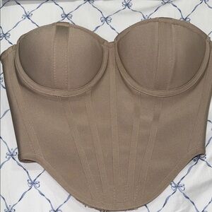 Tan Bustier Corset